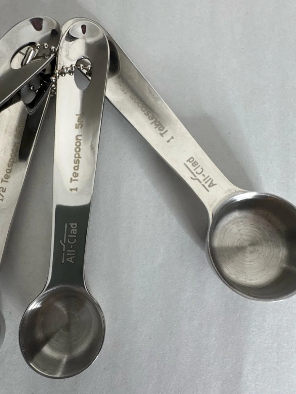 All-Clad Stainless-Steel Measuring Spoons Teaspoon Set